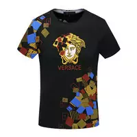 versace t-shirt unisexe graphique haute couture center mark colorway